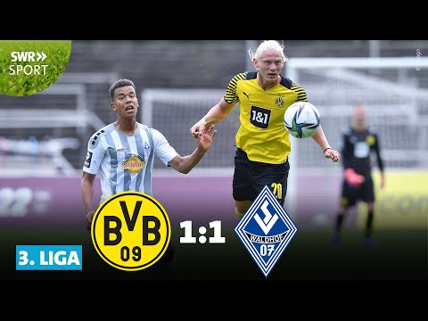 Zwei Traumtore beim Remis von Waldhof Mannheim gegen Borussia Dortmund II | SWR Sport