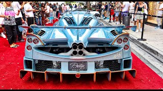Download lagu Lamborghini SIAN, Bugatti DIVO, CHIRON, Pagani IMOLA, Huayra BC, LaFerrari   Miami Concours 2024 mp3