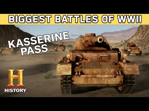 US & Germany Clash at Kasserine Pass | Biggest Battles of WWII | History