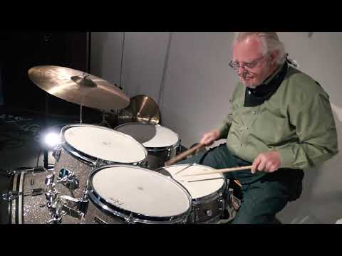 Rogers 22/20/12/13/16/5x14" VIDEO 60's Holiday Drum Set - Silver Sparkle Brockstein's Music image 26