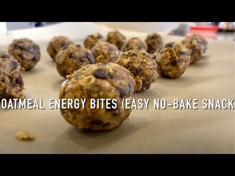 Easy Oatmeal Energy Bites, No-Bake Snack Idea!