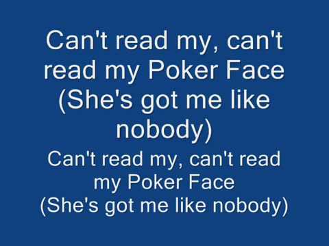 Poker Ansikt Lady GaGa på totning