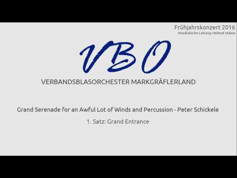 Peter Schickele: Grand Serenade for an Awful Lot of Winds and Percussion - 1. Grand Entrance