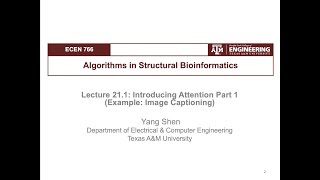 From Bioinformatics to AI: 21.1 Introducing Attention & Image Captioning