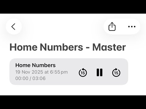 Double L - Home Numbers (audio) 