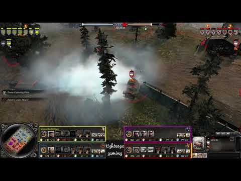 COH2 2v2 whorunbartertown (US) & Sunny (SU) vs iKarbO (OK) & toxic (OH)