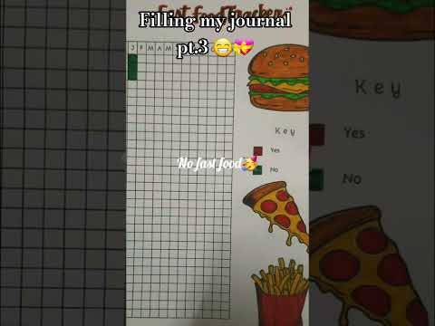 Filling my journal pt.3💖1-5⭐ #dailygoals #journal #tracker #streakchallenge #fypyoutube