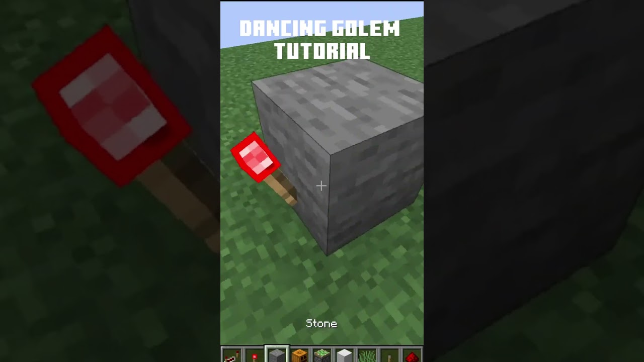 Dancing Golem Turtorial #minecraft #minecraftjavaedition