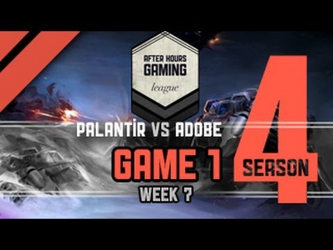AHGL Week 7 - Palantir vs Adobe! - G1