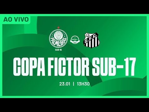 JOGO COMPLETO | PALMEIRAS 1 X 5 SANTOS | COPA FICTOR SUB-17 2026
