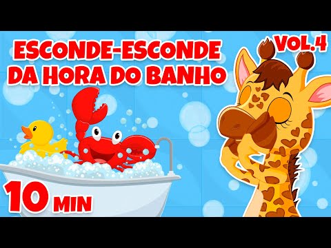 Esconde-Esconde da Hora do Banho Vol. 4 - Giramille 10 min | Desenho Animado Musical