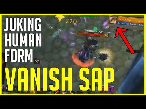 Fake Hibernate to Vanish Sap druid - Classic TBC Rogue Tricks #10