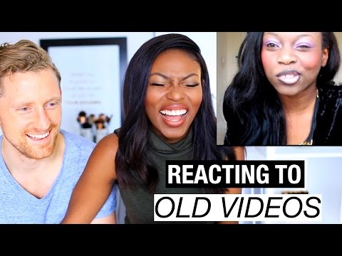 REACTING TO MY OLD YOUTUBE VIDEOS! STARTED FROM THE BOTTOM -  BEYONC, TUTORIALS, & MORE