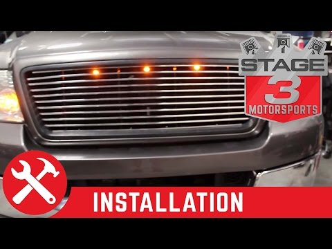 2004-2008 F-150 Raptor Style LED Amber Grille Light Kit Install