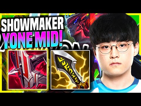 SHOWMAKER THE YONE GOD WITH NEW ITEMS! - DWG ShowMaker Plays Yone Mid vs Lucian! | Preseason 11
