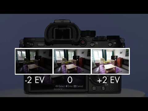 Setting up Exposure Bracketing on a Sony  A7R III