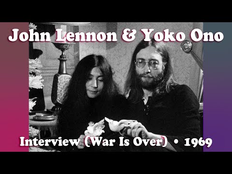 John Lennon & Yoko Ono • Interview (“War Is Over”) • 1969 [Reelin' In The Years Archive]