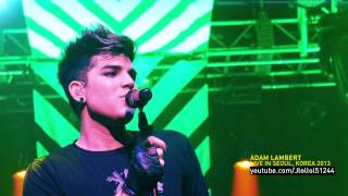 Adam Lambert - Outlaws Of Love (LIVE in Seoul, Korea 2013.02.17)