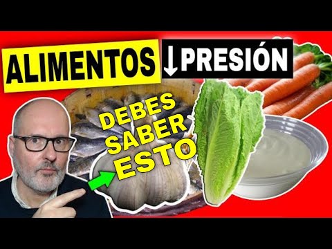 23 MEJORES ALIMENTOS para BAJAR LA PRESIÓN ALTA