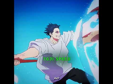 Toji Speed 🏃🏻☠️ || Jujutsu kaisen #toji #gojo #sukuna #yuji