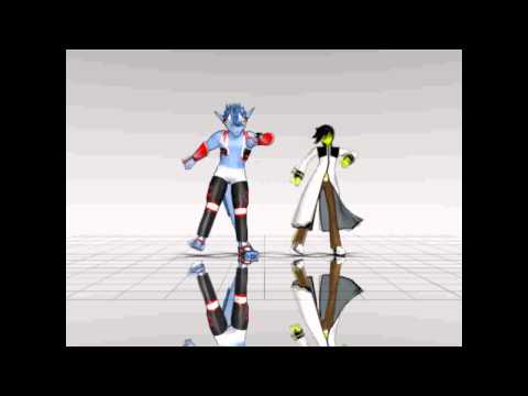 [MMD x UTAU] Drakita and GJYYNGII - GLIDE