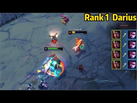 Rank 1 Darius: How to DESTROY Vayne Top as DARIUS!