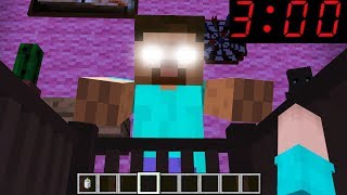 THE MOST SCARY DREAM AT 3:00 AM IN MINECRAFT ANIMATION! Challenge