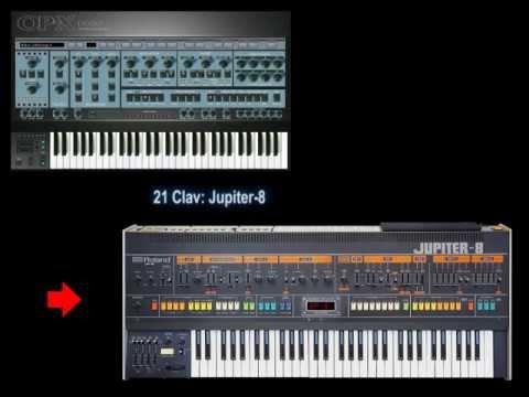 Roland Jupiter-8 vs. OP-X PRO-II