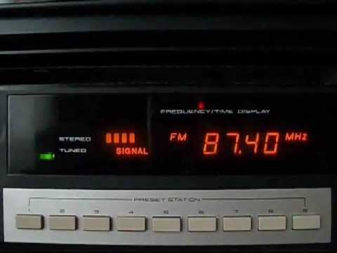 FM BANDSCAN BUDAPEST - VIDEOTON RT 7300 S RADIO TUNER