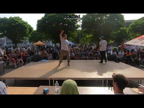 UPLIFTED Open Air Dance Event Halbfinale Popping Pop D Ace vs Emmy