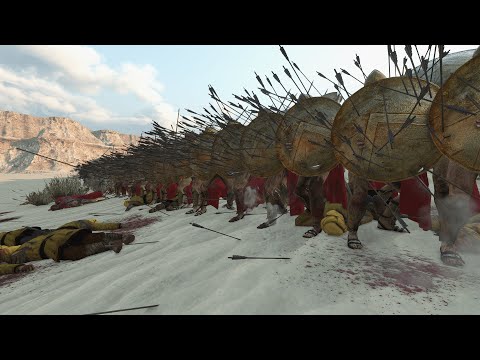 300 Spartan Arrow Rain Scene | Mount & Blade Bannerlord : Phalanx