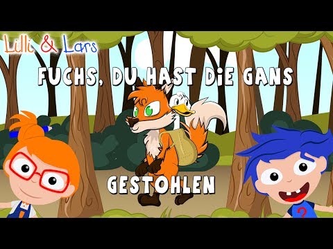 Fuchs, du hast die Gans gestohlen Kinderlied | Kinderlieder zum Mitsingen | Kinderlieder Karaoke