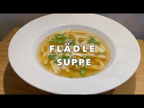 Flädle Suppe einfach, schnell und lecker