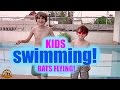 BATS SWIMMING AROUND THE POOL