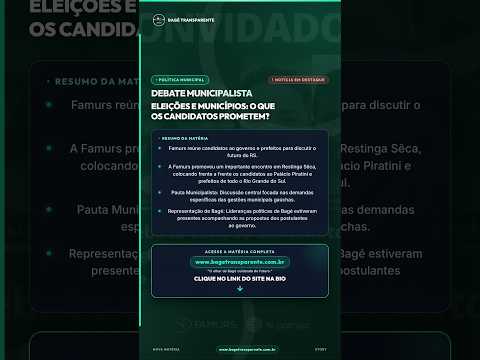 Famurs promove debate com candidatos ao Governo do Estado #Shorts