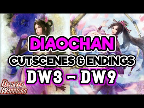 Diaochan ALL Cutscenes & Endings - Dynasty Warriors - 4K 60 FPS