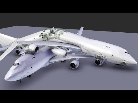 Plane Crash Test of a Boeing 747 WIP