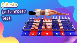 5 Beste Lattenroste Test