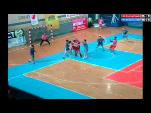 RK Crvena Zvezda RK Metaloplastika   2 poluvreme 2 deo