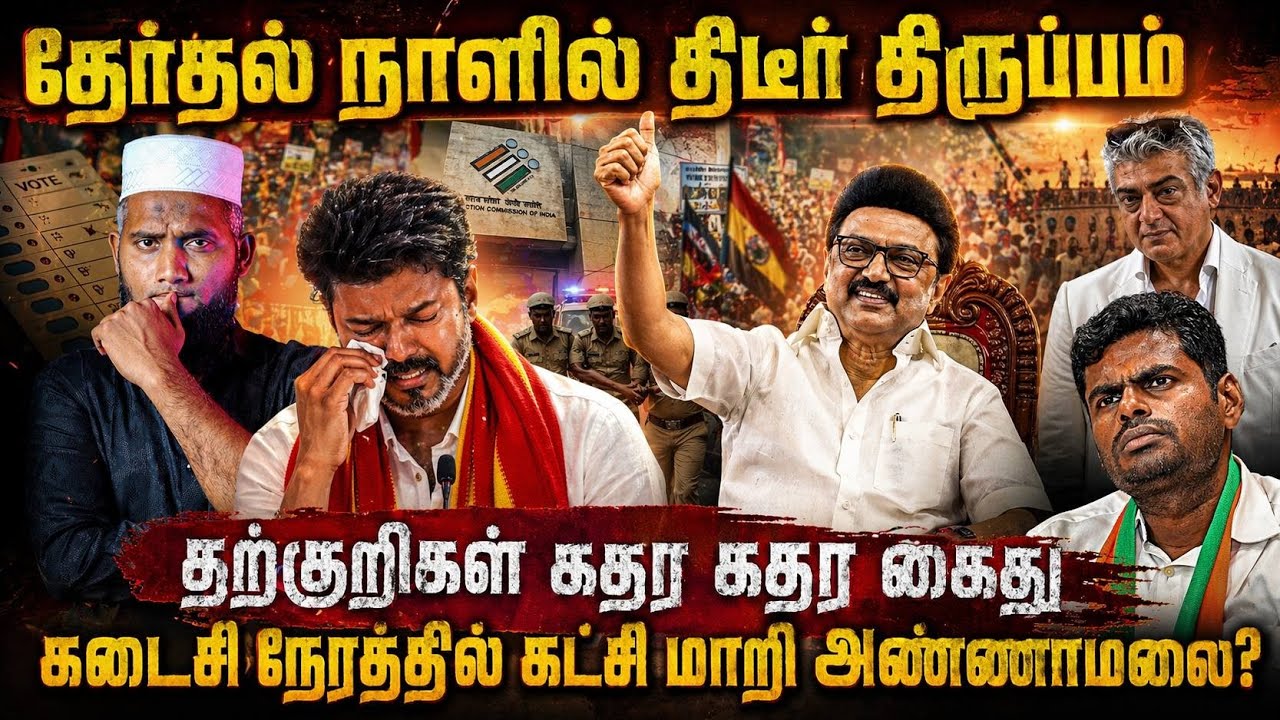 🚨 தேர்தல் நாள் அதிர்ச்சி திருப்பம்!கதறிய கைது சம்பவ