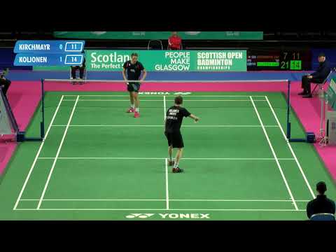 Men’s singles | Christian Kirchmayr (SUI) v Kalle Koljonen (FIN) | Scottish Open 2018 - Day 1