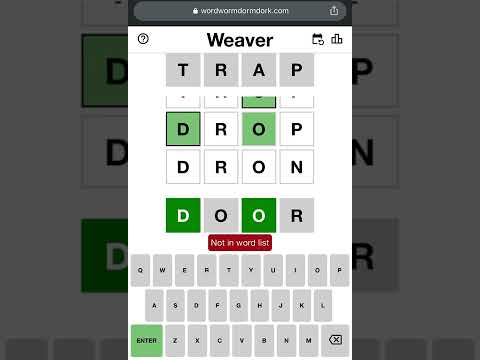 Weaver - Wordle Ladder - How To Play Weaver Word Game - Today's Weaver Solution for August 9 #weaver