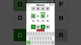 Weaver - Wordle Ladder - How To Play Weaver Word Game - Today's Weaver Solution for August 9 #weaver
