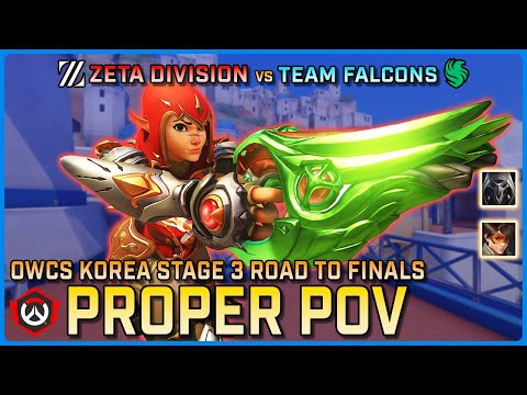 [ Proper ] ZETA's Kryptonite | ZETA Division vs Falcons | OWCS KOR Stage 3 Road to Finals
