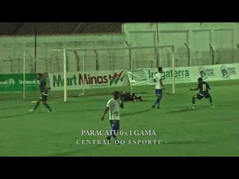 GOL DE BAIANO NA VITÓRIA DO GAMA SOBRE O PARACATU, NO ESTÁDIO FREI NORBERTO.