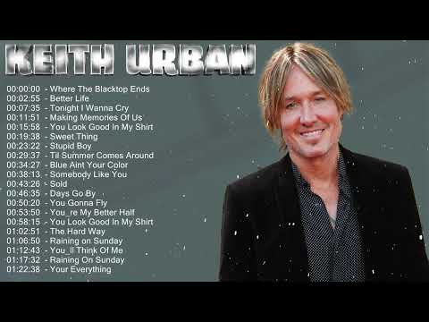 Keith Urban Greatest Hits Full Album 2022 - New Country Songs Playlist 2022