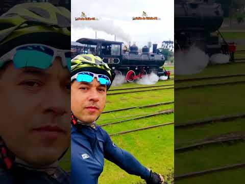 Maria Fumaça 310, Porto União, Santa Catarina e União da Vitória, Paraná. #ferrovia #trem #ciclismo 
