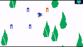 Mattel Intellivision Game: U S  Ski Team Skiing (1980 Mattel)