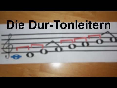 Die Dur-Tonleitern erklärt!
