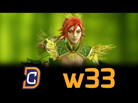 Windrunner w33 + Slark Illidan vs Puck Dendi | Ranked DOTA 2